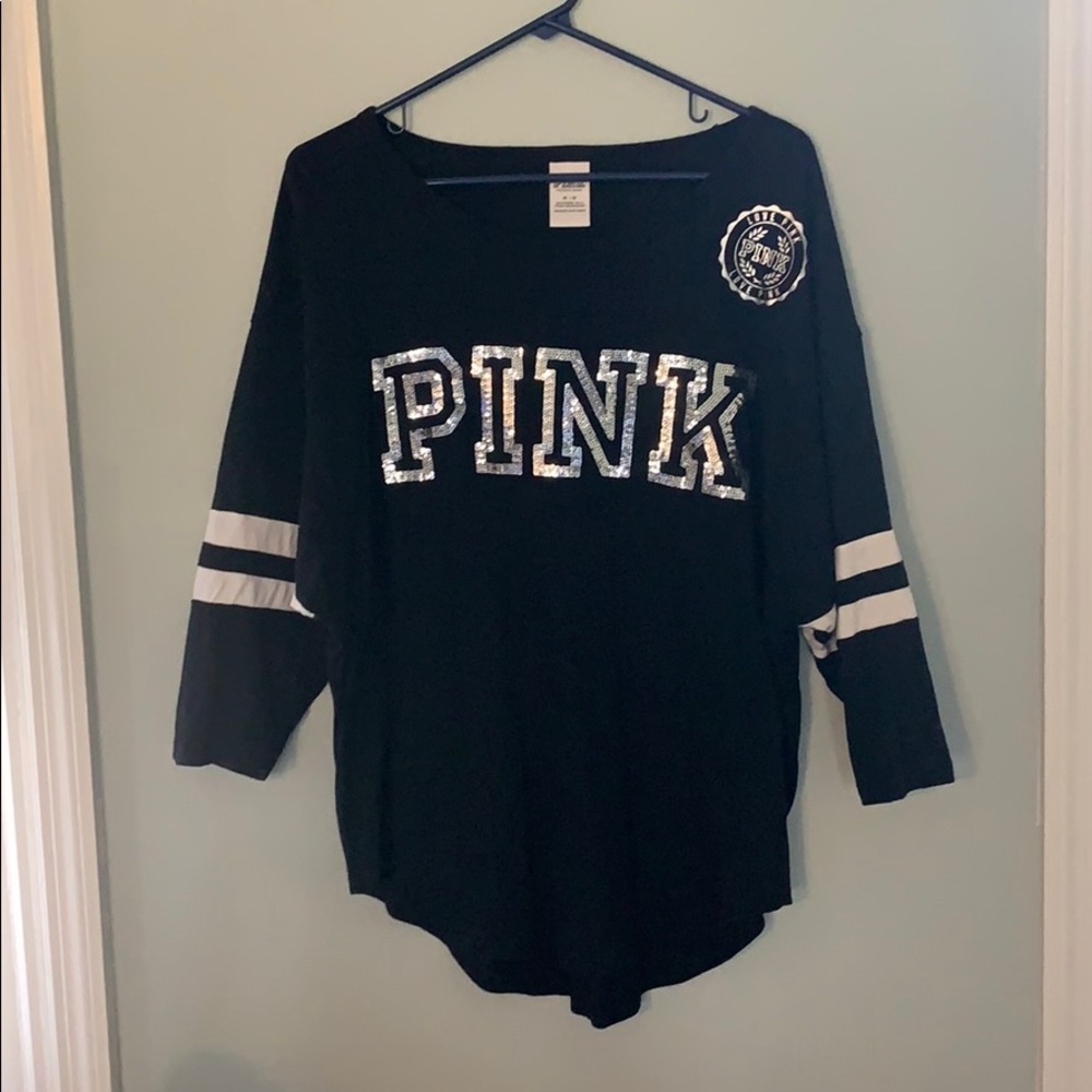 Black PINK VS sequin top